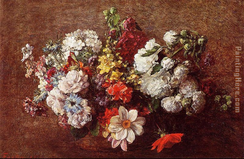 Henri Fantin-Latour Bouquet of Flowers